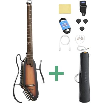 Donner HUSH-I PRO silent gitarr sunburst Donner HUSH-I PRO silent gitarr sunburst
