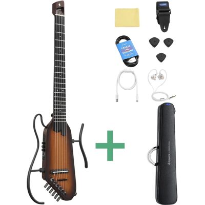 Donner HUSH-C silent spansk gitarr sunburst Donner HUSH-C silent spansk gitarr sunburst