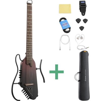 Donner HUSH-I PRO silent gitarr maillard fade Donner HUSH-I PRO silent gitarr maillard fade