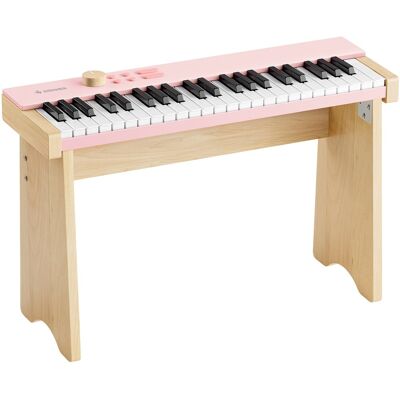 Donner KIDO V-20 barns el-piano light pink Donner KIDO V-20 barns el-piano light pink