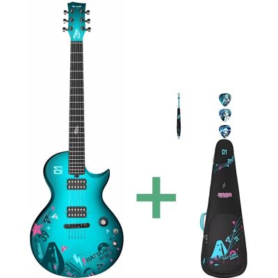 Enya Nova Go Sonic Hatsune Miku el-gitarr Enya Nova Go Sonic Hatsune Miku el-gitarr