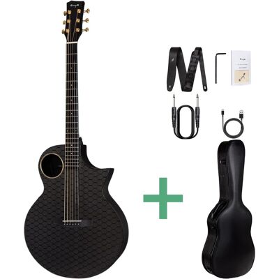 Enya X4 Pro western-gitarr svart Enya X4 Pro western-gitarr svart