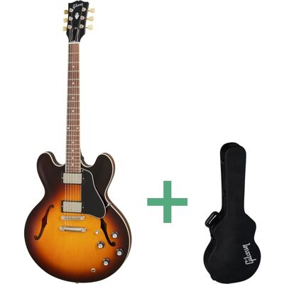 Gibson ES-335 Satin elgitarr vintage burst Gibson ES-335 Satin elgitarr vintage burst