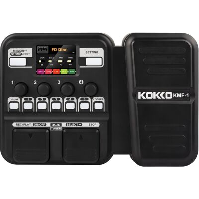 Kokko KMF-1 gitarr multieffektpedalbord Kokko KMF-1 gitarr multieffektpedalbord