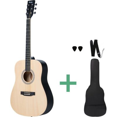 Sant Guitars AC-84L SNA westerngitarr, vänsterhänt satin nature Sant Guitars AC-84L SNA westerngitarr, vänsterhänt satin nature