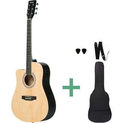 Sant Guitars AC-86EQL SNA westerngitarr, vänsterhänt satin nature Sant Guitars AC-86EQL SNA westerngitarr, vänsterhänt satin nature
