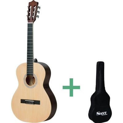 Sant Guitars CJ-36L SNA spansk gitarr, 3/4 juniorstorlek, vänsterhänt nature Sant Guitars CJ-36L SNA spansk gitarr, 3/4 juniorstorlek, vänsterhänt nature