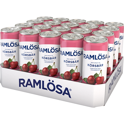 Ramlösa Körsbär 33cl X 20st Ramlösa Körsbär 33cl X 20st