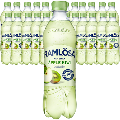 Ramlösa Mer Smak Äpple Kiwi 50cl X 24 Ramlösa Mer Smak Äpple Kiwi 50cl X 24