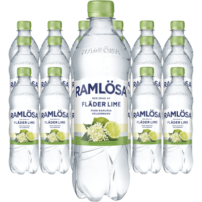 Ramlösa Fläder Lime 50cl X 24st Ramlösa Fläder Lime 50cl X 24st