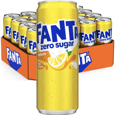 Fanta Lemon Zero 33cl X 20st Fanta Lemon Zero 33cl X 20st