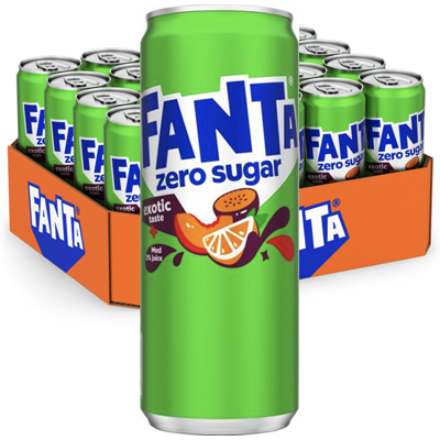 Fanta Exotic Zero 33cl X 20st Fanta Exotic Zero 33cl X 20st