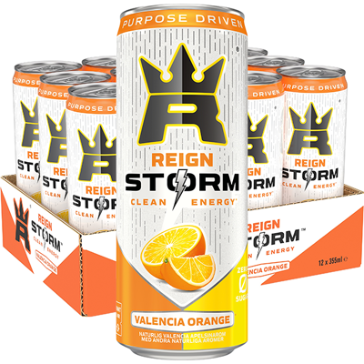 Reign Storm Valencia Orange 355ml X12 Reign Storm Valencia Orange 355ml X12