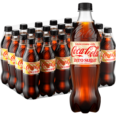Coca Cola Zero Creamy Vanilla 50cl X 24 Coca Cola Zero Creamy Vanilla 50cl X 24
