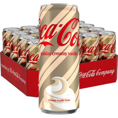 Coca Cola Creamy Vanilla 33cl X 20st Coca Cola Creamy Vanilla 33cl X 20st