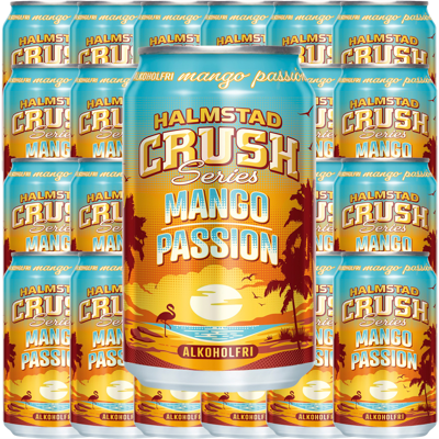 Halmstad Crush Mango Passion 33cl X 24st Halmstad Crush Mango Passion 33cl X 24st