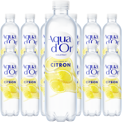 Aquador Citron Kolsyrad 50cl X 12st Aquador Citron Kolsyrad 50cl X 12st
