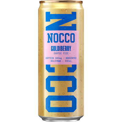 Nocco Goldiberry Exotic Fizz 33cl Nocco Goldiberry Exotic Fizz 33cl