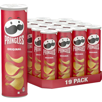 Pringles - Original - 165 g - 19 stycken - Chips Pringles - Original - 165 g - 19 stycken - Chips