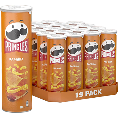 Pringles Paprika 19st X 165g Pringles Paprika 19st X 165g