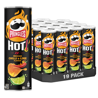 Pringles Hot Chili & Lime 19st X 160g Pringles Hot Chili & Lime 19st X 160g