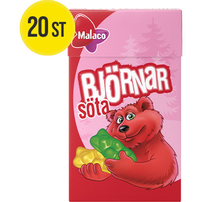 Söta Björnar Ask 20st X 35g Söta Björnar Ask 20st X 35g