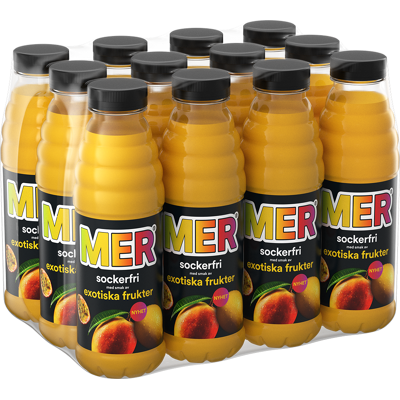 Mer Sockerfri Exotiska Frukter 50cl X 12 Mer Sockerfri Exotiska Frukter 50cl X 12