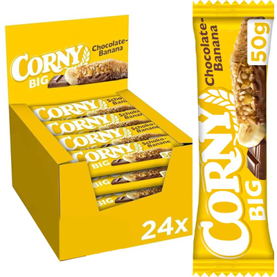 Corny Big Banan/choklad 50g X 24st Corny Big Banan/choklad 50g X 24st