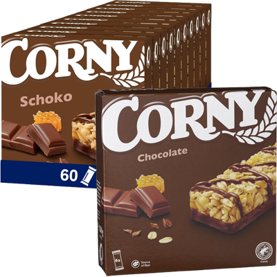 Corny Bars Choklad 6-Pack 25g X 10st Corny Bars Choklad 6-Pack 25g X 10st