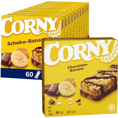 Corny Bar Banan/choklad 6-Pack 25g X10st Corny Bar Banan/choklad 6-Pack 25g X10st