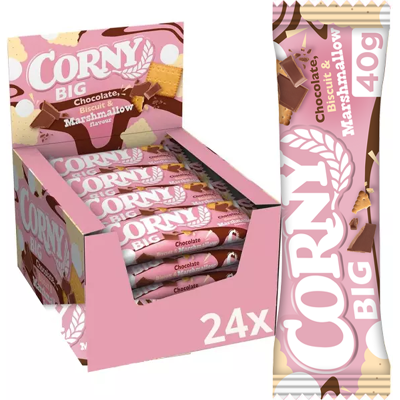 Corny Big Choco Biscuit&mallow; 40gx24st Corny Big Choco Biscuit&mallow; 40gx24st