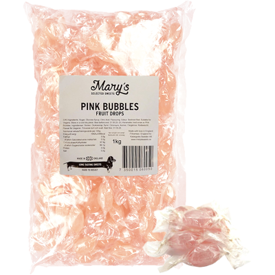 Karamell Pink Bubbles 1kg Karamell Pink Bubbles 1kg