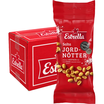 Estrella Salta Jordnötter 60g X 15st Estrella Salta Jordnötter 60g X 15st