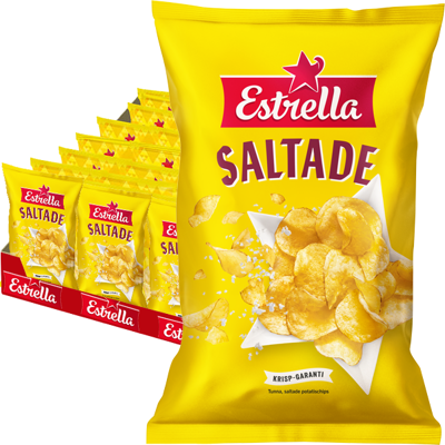 Estrella Potatischips 40g - 27st Estrella Potatischips 40g - 27st