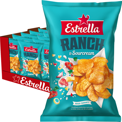 Estrella Ranch & Sourcream 175g X 21st Estrella Ranch & Sourcream 175g X 21st