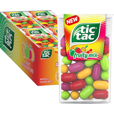 Tic Tac Fruity Mix 18g X 12st Tic Tac Fruity Mix 18g X 12st