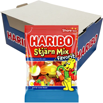 Haribo Stjärn Mix 170g X 14st Haribo Stjärn Mix 170g X 14st