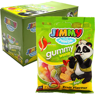 Jellioo Sour Worm 80g X 12st Jellioo Sour Worm 80g X 12st