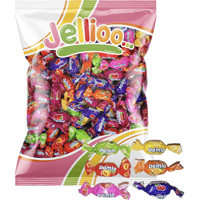 Damla Assorted Soft Candy 1kg Damla Assorted Soft Candy 1kg
