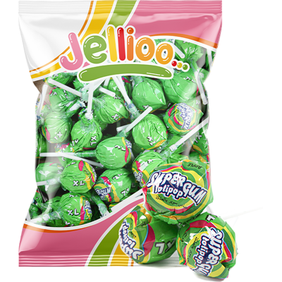Super Gum Lollipop Green Apple Super Gum Lollipop Green Apple