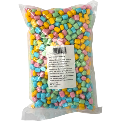 Jellioo Candy Coated Marshmallow 1kg Jellioo Candy Coated Marshmallow 1kg