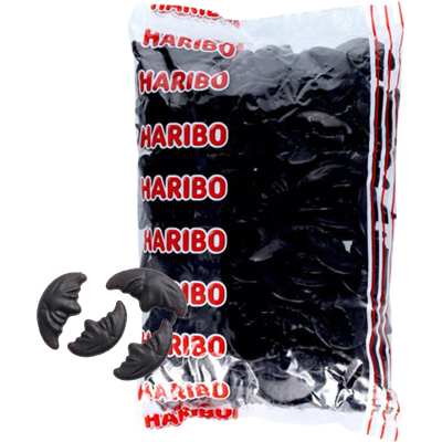 Haribo Lakrits Halvmånar 3kg Haribo Lakrits Halvmånar 3kg
