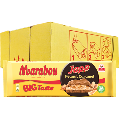 Big Taste Japp Peanut Caramel 276g X13 Big Taste Japp Peanut Caramel 276g X13