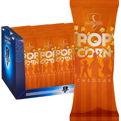 Sundlings Popcorn Cheddar 24st 100g Sundlings Popcorn Cheddar 24st 100g