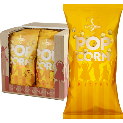 Sundlings Butter Popcorn 50g X 12st Sundlings Butter Popcorn 50g X 12st
