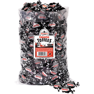 Walkers Liquorice Toffees 2,5kg Walkers Liquorice Toffees 2,5kg