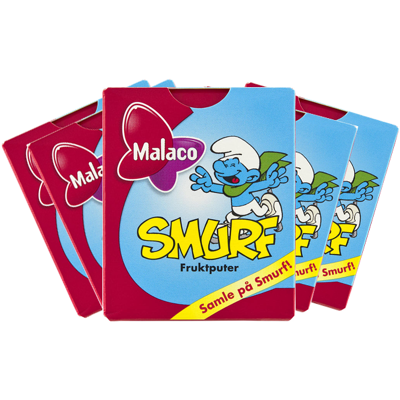 5st - Malaco Smurf Fruktputer 20g 5st - Malaco Smurf Fruktputer 20g