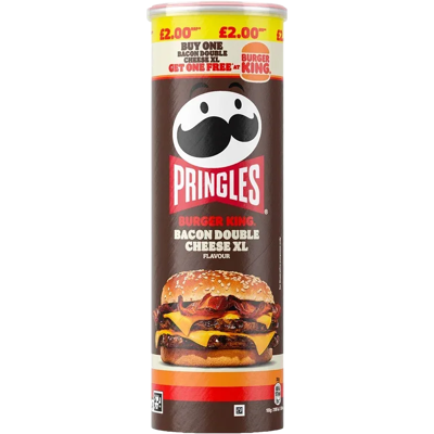 Pringles Burger King Bacon Cheese 165g Pringles Burger King Bacon Cheese 165g