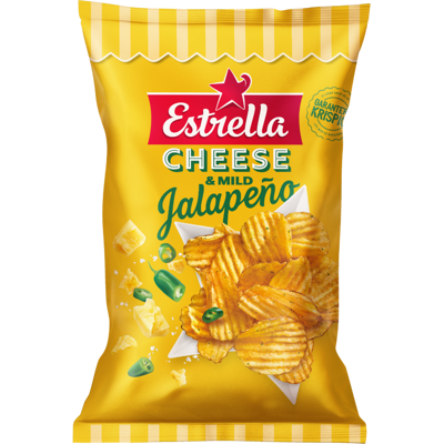 Estrella Cheese & Jalapeno 175g Estrella Cheese & Jalapeno 175g