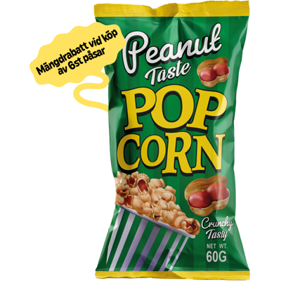 Popcorn Peanut 60g Popcorn Peanut 60g